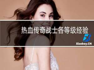 热血传奇战士各等级经验