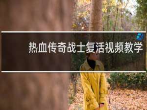 热血传奇战士复活视频教学