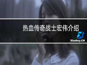 热血传奇战士宏伟介绍