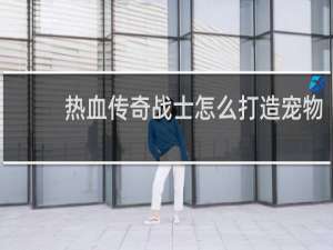 热血传奇战士怎么打造宠物