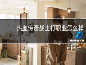 热血传奇战士打职业怎么样