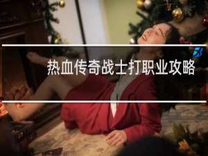 热血传奇战士打职业攻略