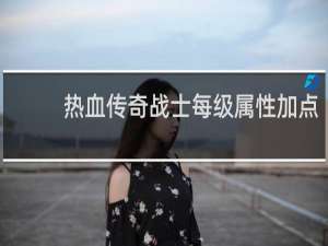 热血传奇战士每级属性加点