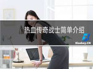 热血传奇战士简单介绍
