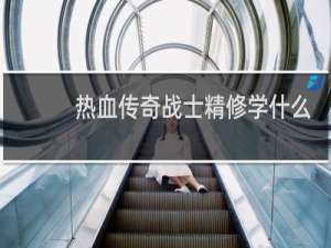 热血传奇战士精修学什么