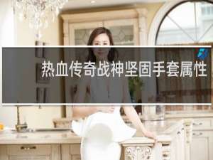 热血传奇战神坚固手套属性