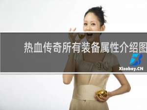 热血传奇所有装备属性介绍图