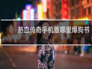 热血传奇手机版哪里爆狗书