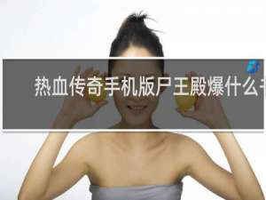 热血传奇手机版尸王殿爆什么书