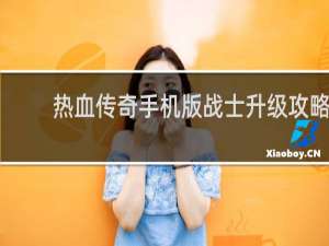 热血传奇手机版战士升级攻略