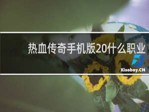 热血传奇手机版 什么职业
