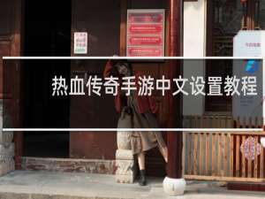热血传奇手游中文设置教程