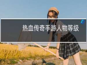 热血传奇手游人物等级