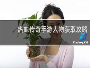 热血传奇手游人物获取攻略