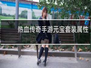 熱血傳奇手游元寶套裝屬性