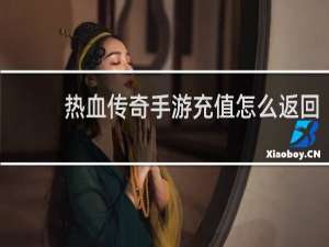 热血传奇手游充值怎么返回
