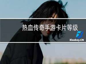 热血传奇手游卡片等级