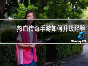 热血传奇手游如何升级经验
