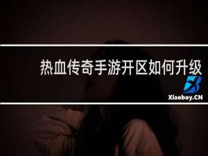 热血传奇手游开区如何升级