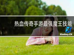 热血传奇手游最强魔王技能