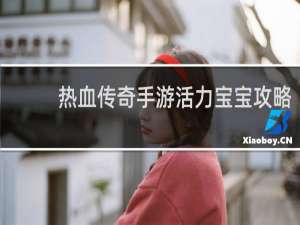 热血传奇手游活力宝宝攻略