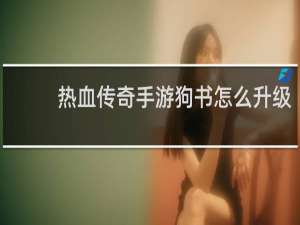 热血传奇手游狗书怎么升级