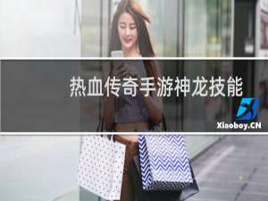 热血传奇手游神龙技能