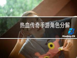 热血传奇手游角色分解