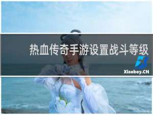 热血传奇手游设置战斗等级