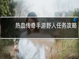 热血传奇手游野人任务攻略