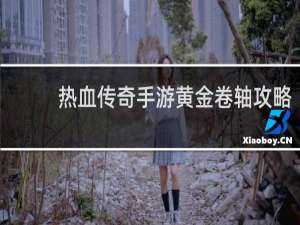 热血传奇手游黄金卷轴攻略