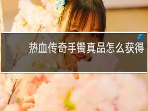 热血传奇手镯真品怎么获得