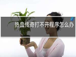 热血传奇打不开程序怎么办