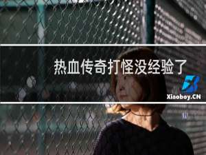 热血传奇打怪没经验了