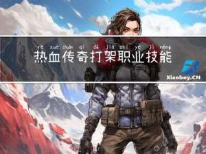 热血传奇打架职业技能选择