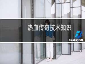热血传奇技术知识