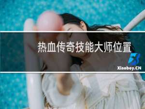 热血传奇技能大师位置