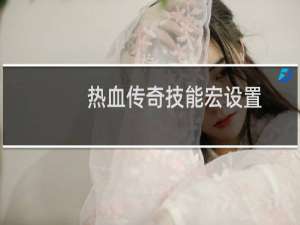 热血传奇技能宏设置