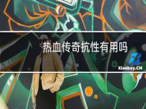 热血传奇抗性有用吗