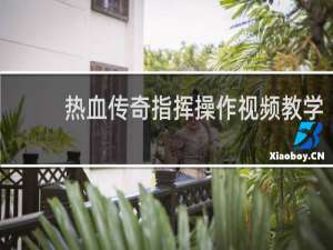 热血传奇指挥操作视频教学