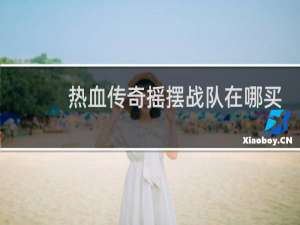热血传奇摇摆战队在哪买