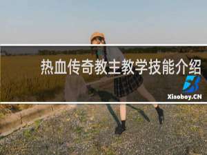 热血传奇教主教学技能介绍