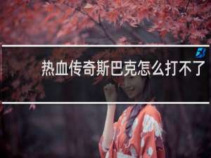 热血传奇斯巴克怎么打不了