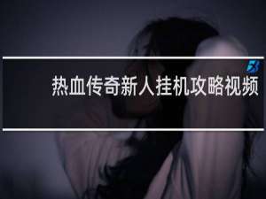 热血传奇新人挂机攻略视频