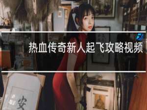 热血传奇新人起飞攻略视频