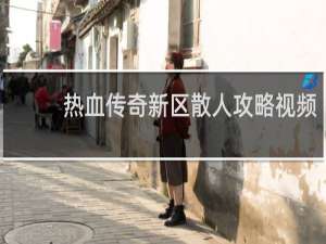 热血传奇新区散人攻略视频