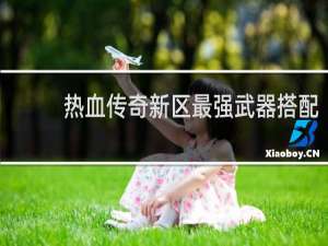热血传奇新区最强武器搭配