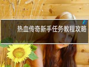 热血传奇新手任务教程攻略