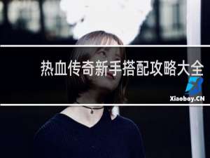 热血传奇新手搭配攻略大全