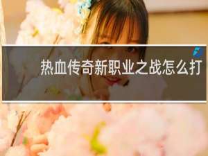 热血传奇新职业之战怎么打
